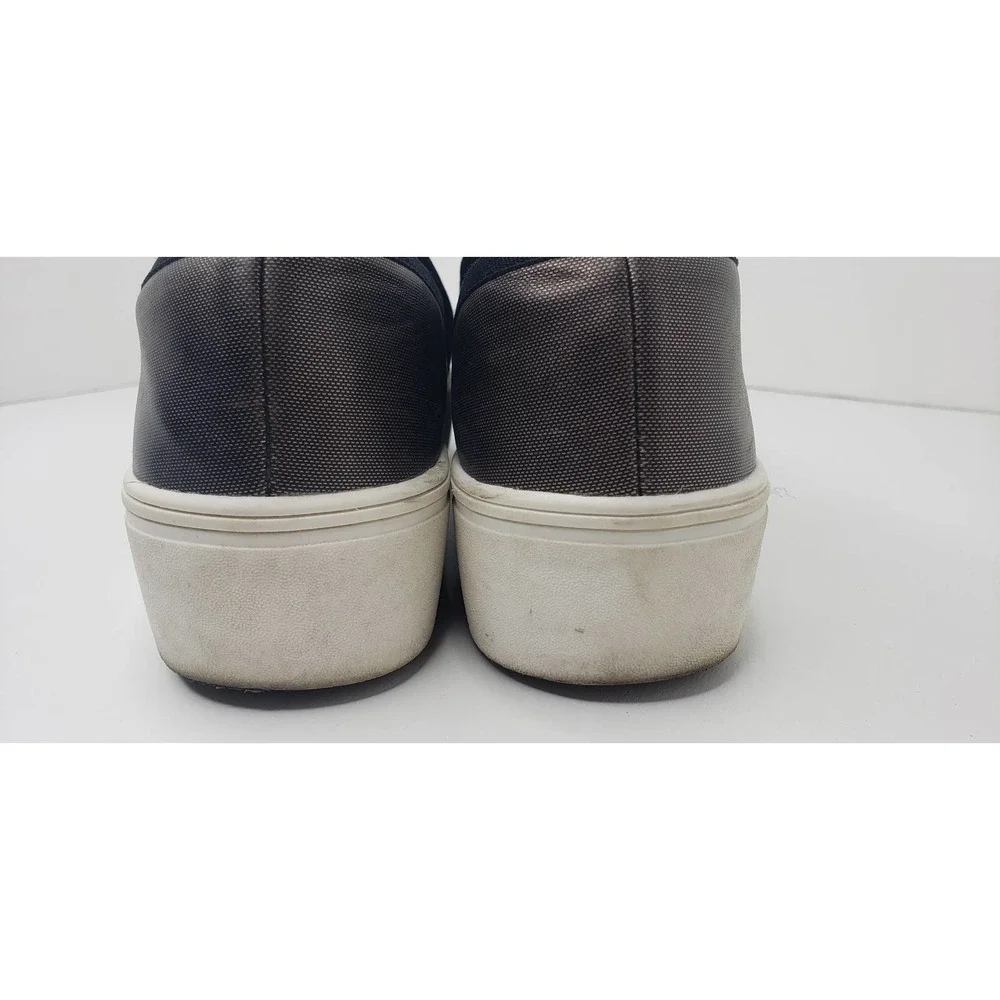 Fabletics Demi Lovato Knockout Metallic Platform Slip On Sneakers Shoes 8.5